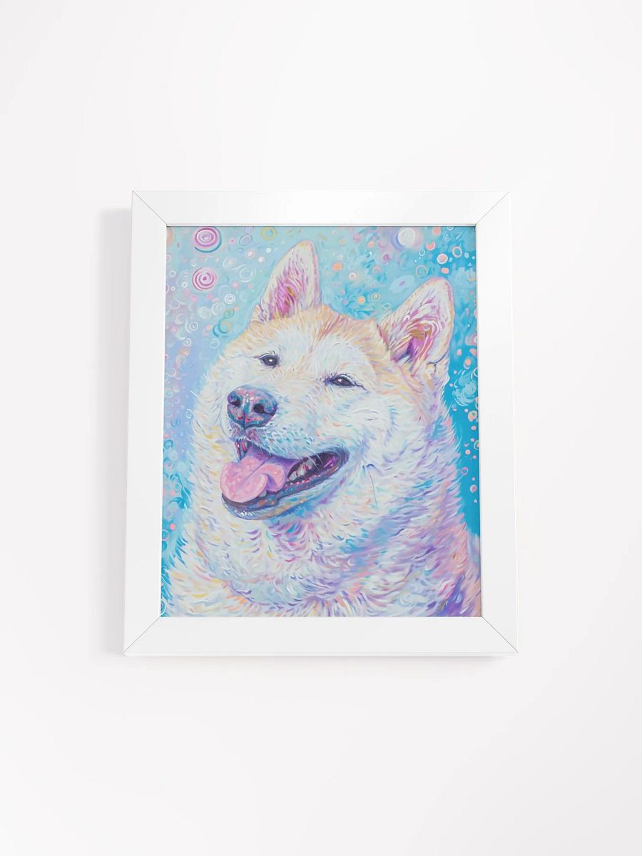 Whimsical Dog Smiles Framed Poster product image (1)