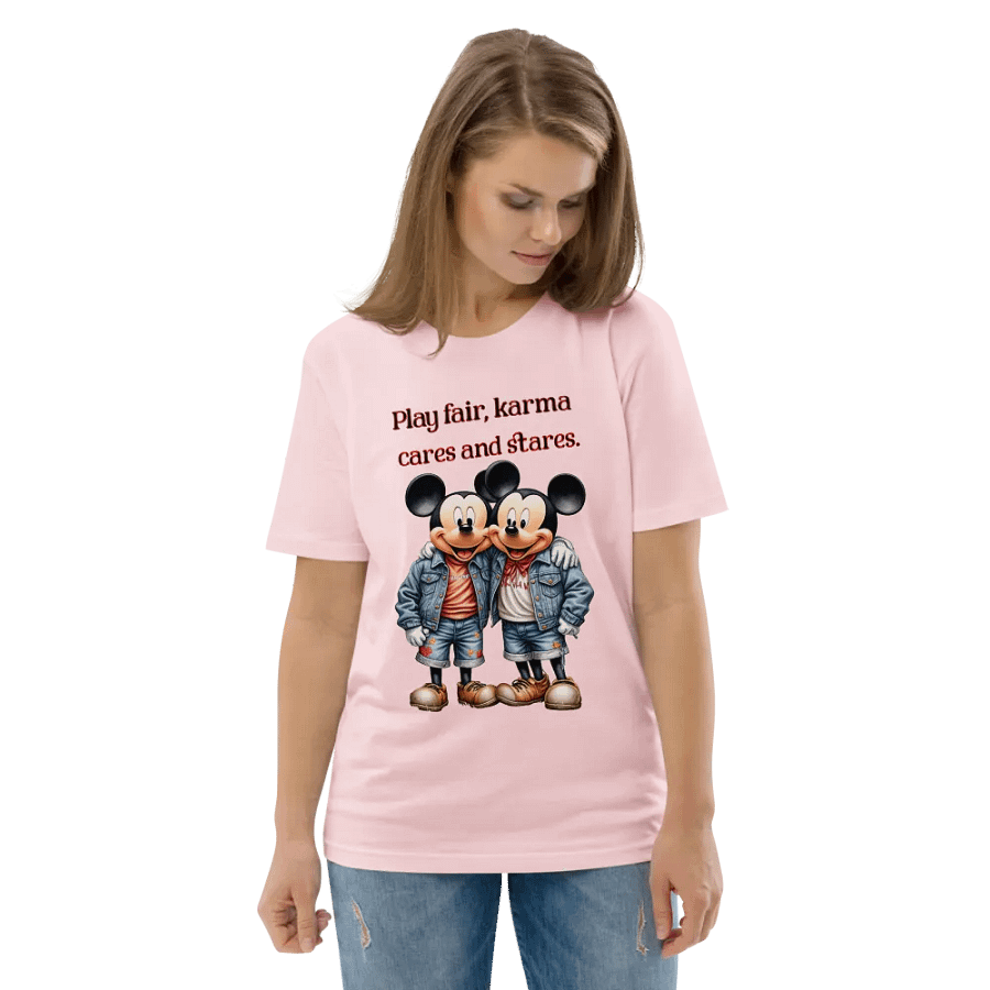 Karma Cares Cartoon Duo T-shirt product image (6)