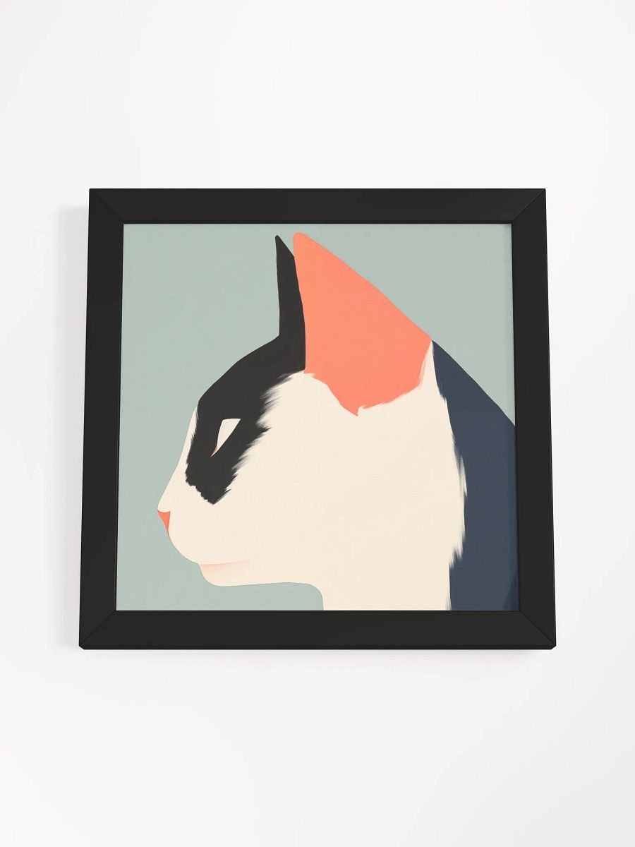 Abstract Feline Elegance Framed Poster product image (29)
