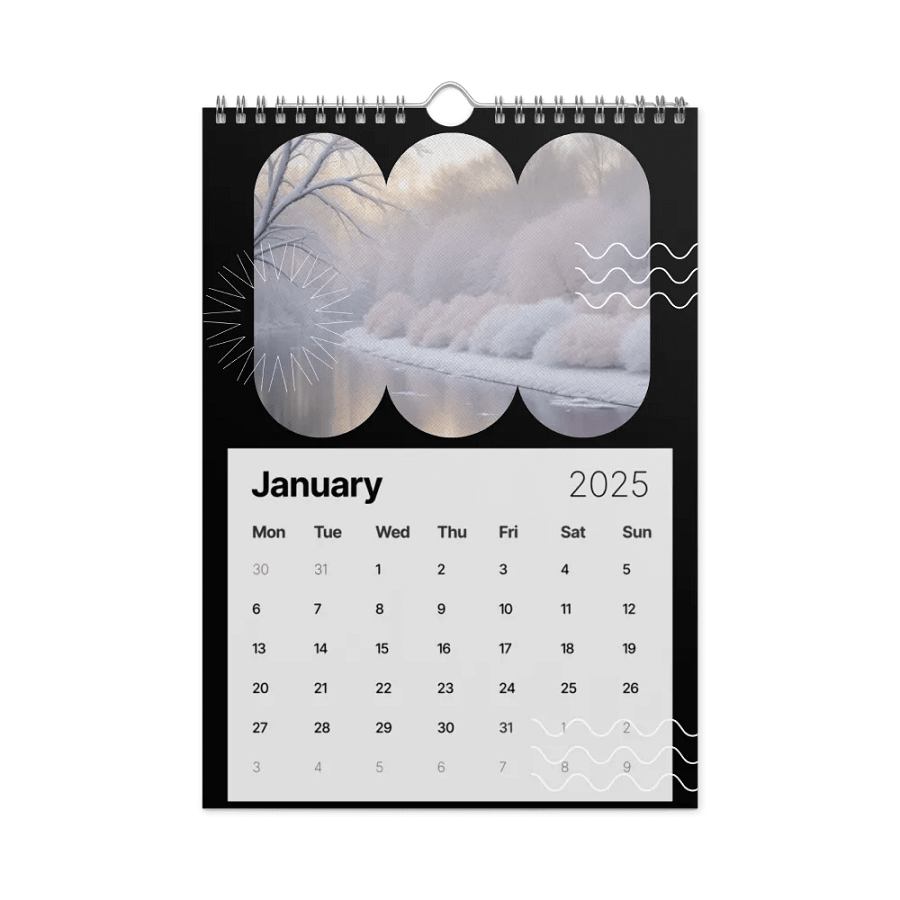 SEASONAL NATURE WALL CALENDAR 2025 product image (6)
