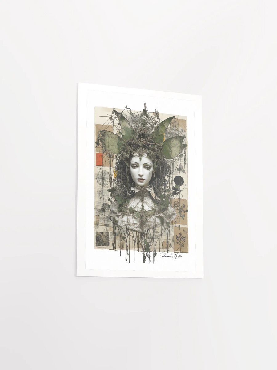 'Joelle' by Edward Martin: Mixed Media Collage Print...Fantasy Marionette Series product image (4)