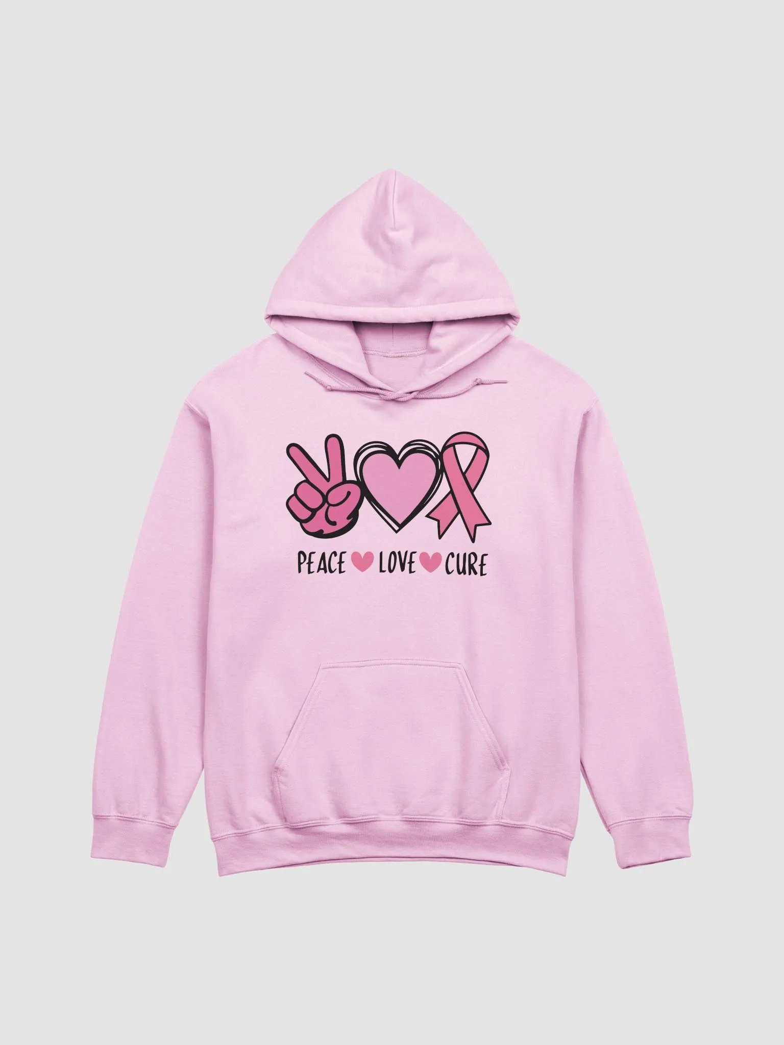 Peace, love and a cure postal workers HOODIE product image (1)