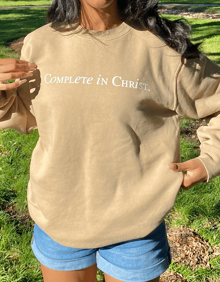 Complete in Christ Unisex Crewneck product image (1)