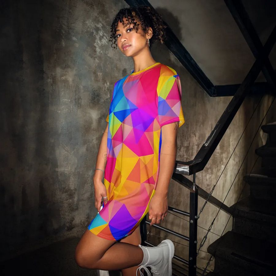 Prism Rhapsody T Shirt Dress product image (12)