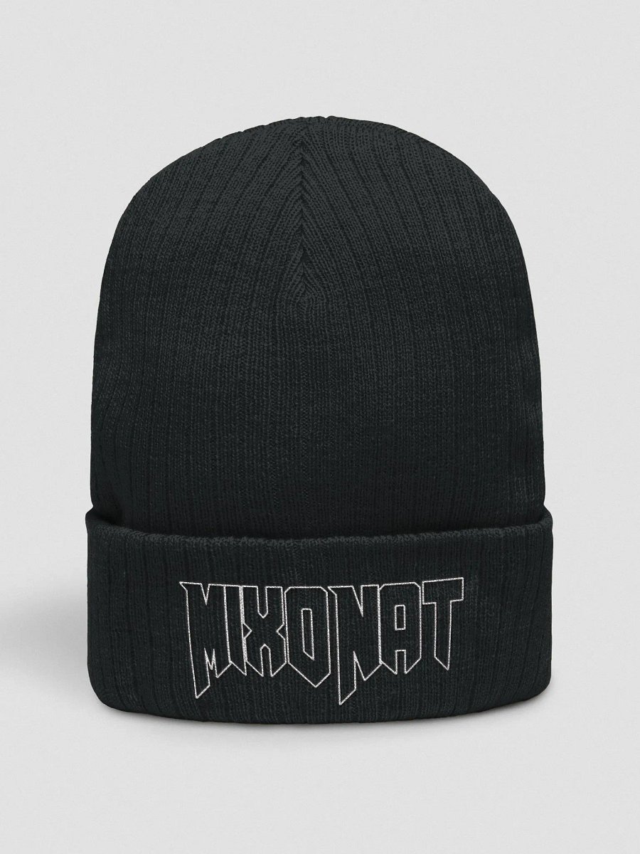 MixoNat White Outline Logo Beanie product image (1)