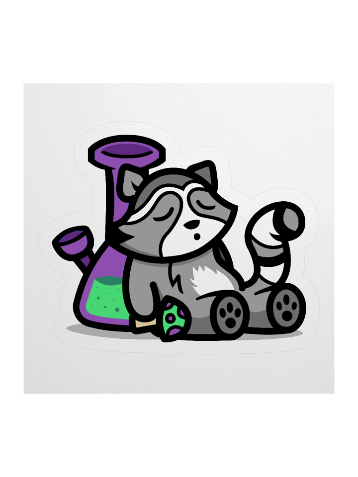 Shadowbuds Racoon Sticker product image (1)