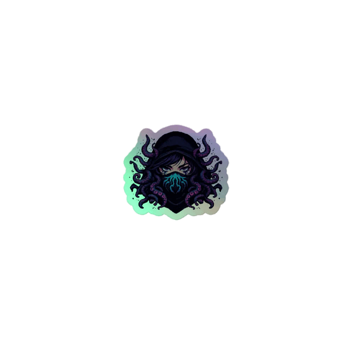 Masked Calypso Holographic Sticker product image (1)