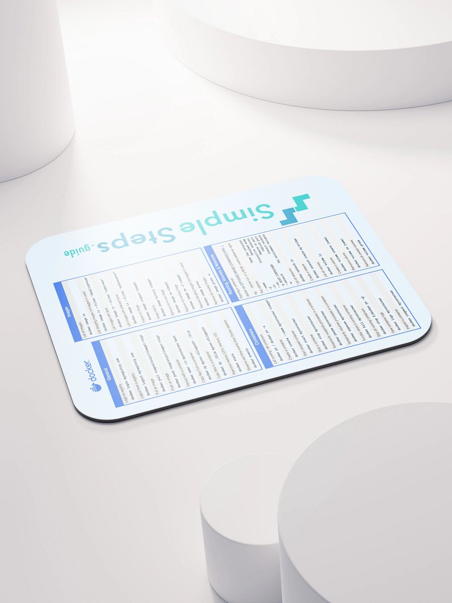 Docker Cheat Sheet Mouse Mat product image (4)