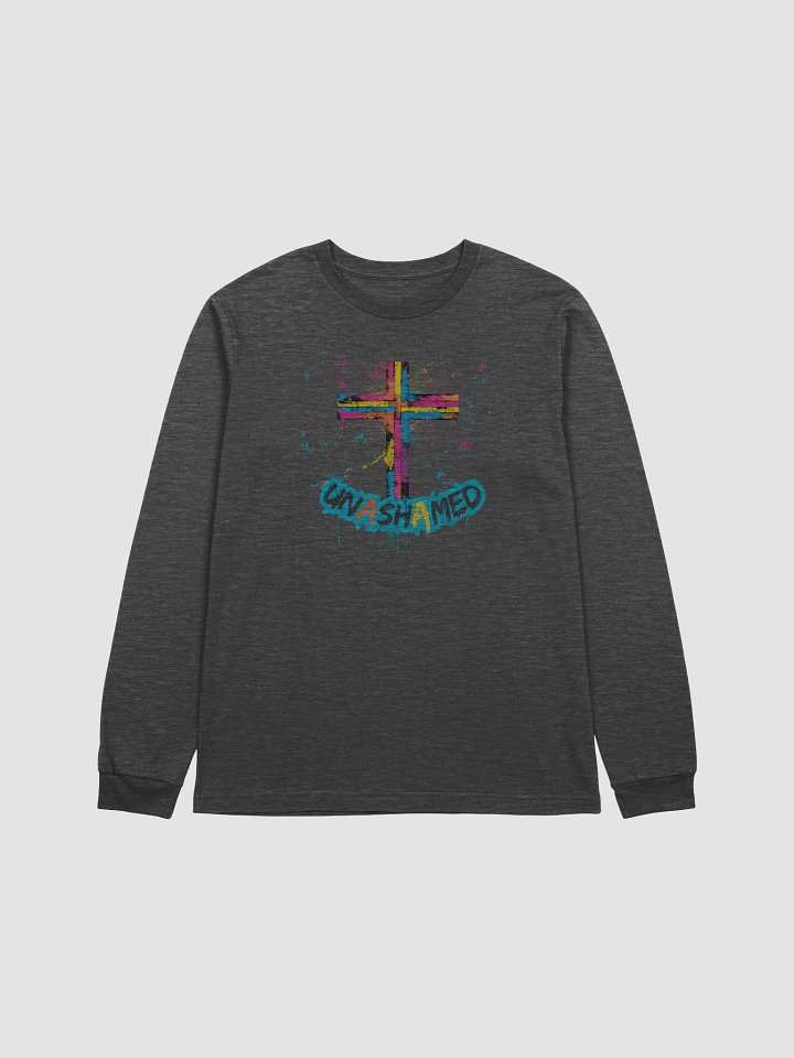 Unashamed Ro 1:16 Cross Long Sleeve Tee - Unisex Canvas + Bella fit product image (15)