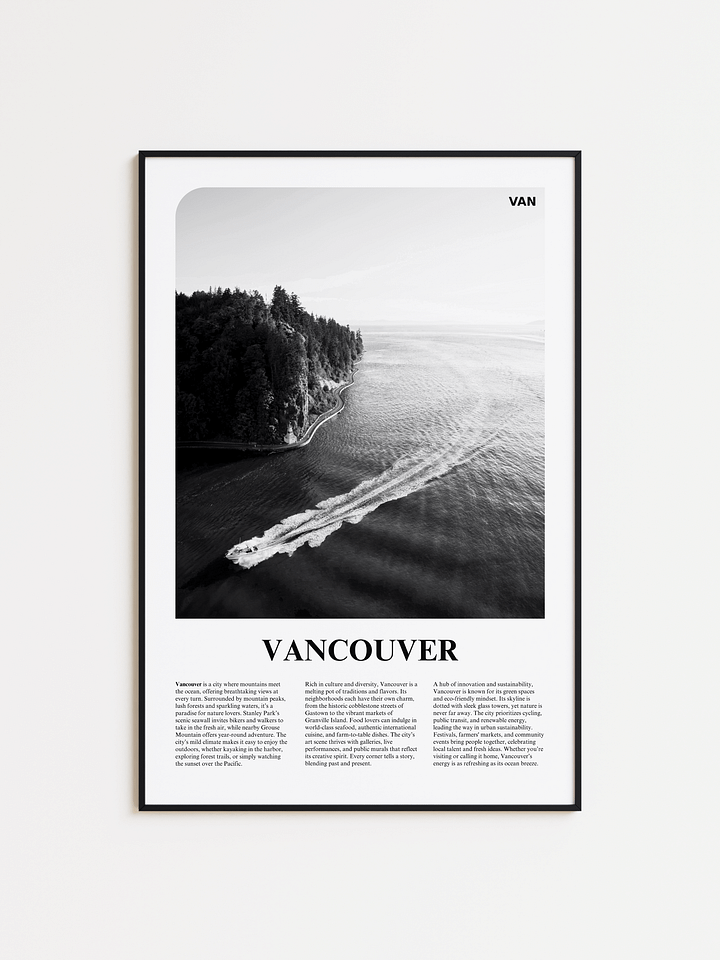 Vancouver 02 Newspaper Poster product image (1)