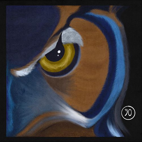 #frightfall2021 #retrosupply #hoo #owl #gaze #stare #art2021 #art #art2021🎨🖌️ #halloweenart #halloweenartwork #halloweenart20...