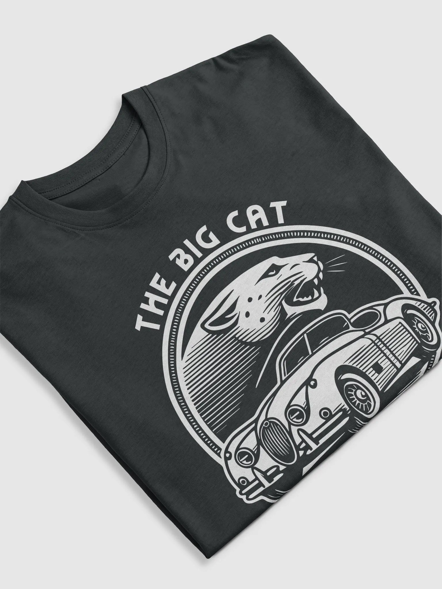 Vintage Muscle Car "The Big Cat" T-Shirt Tee product image (2)