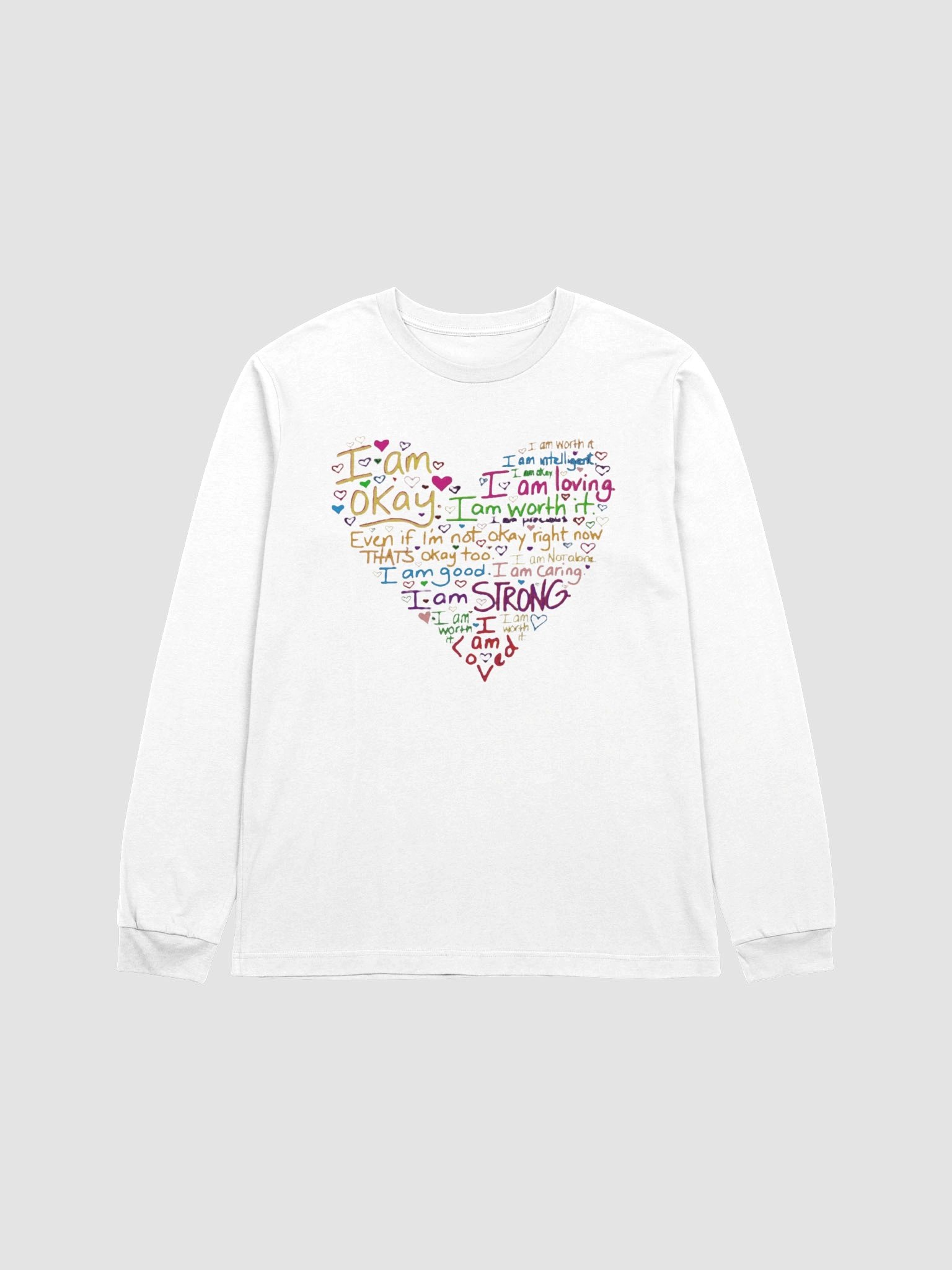 Affirmation Heart Long Sleeve T-Shirt product image (1)