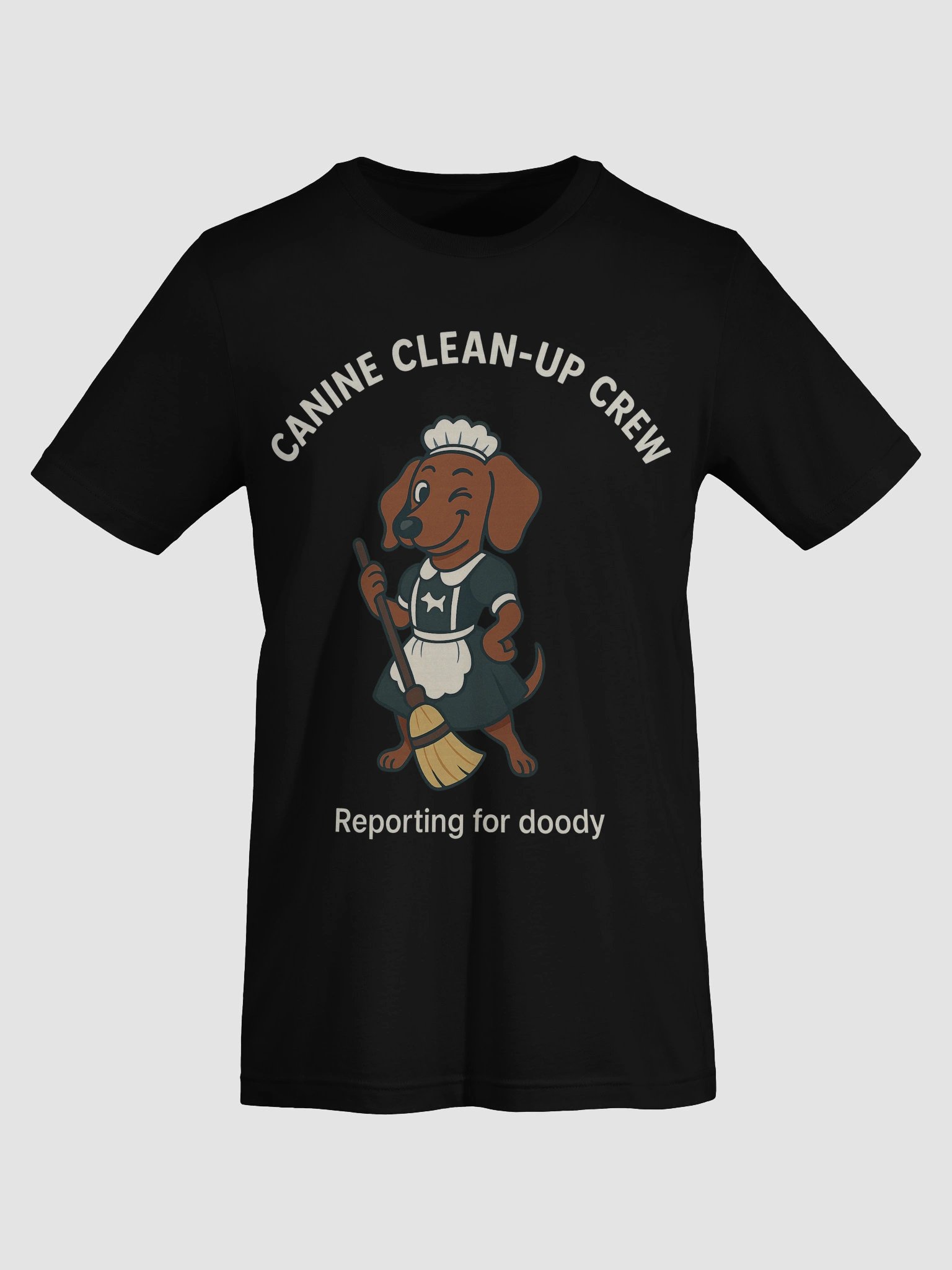 Canine Clean-Up Crew – Reporting for Doody Tee product image (7)