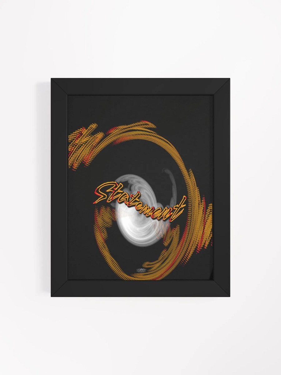Statement- Framed - Black High-Quality Poster product image (4)