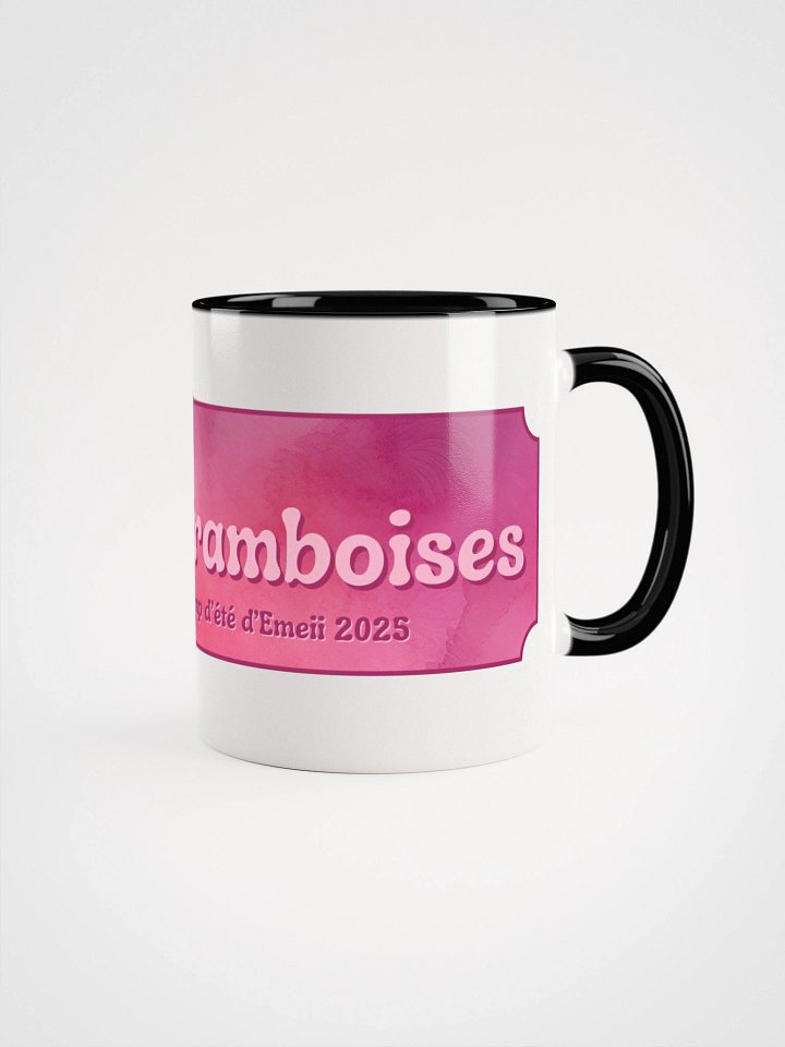 ''Les framboises 2025' Tasse en céramique avec couleur à l'intérieur product image (2)
