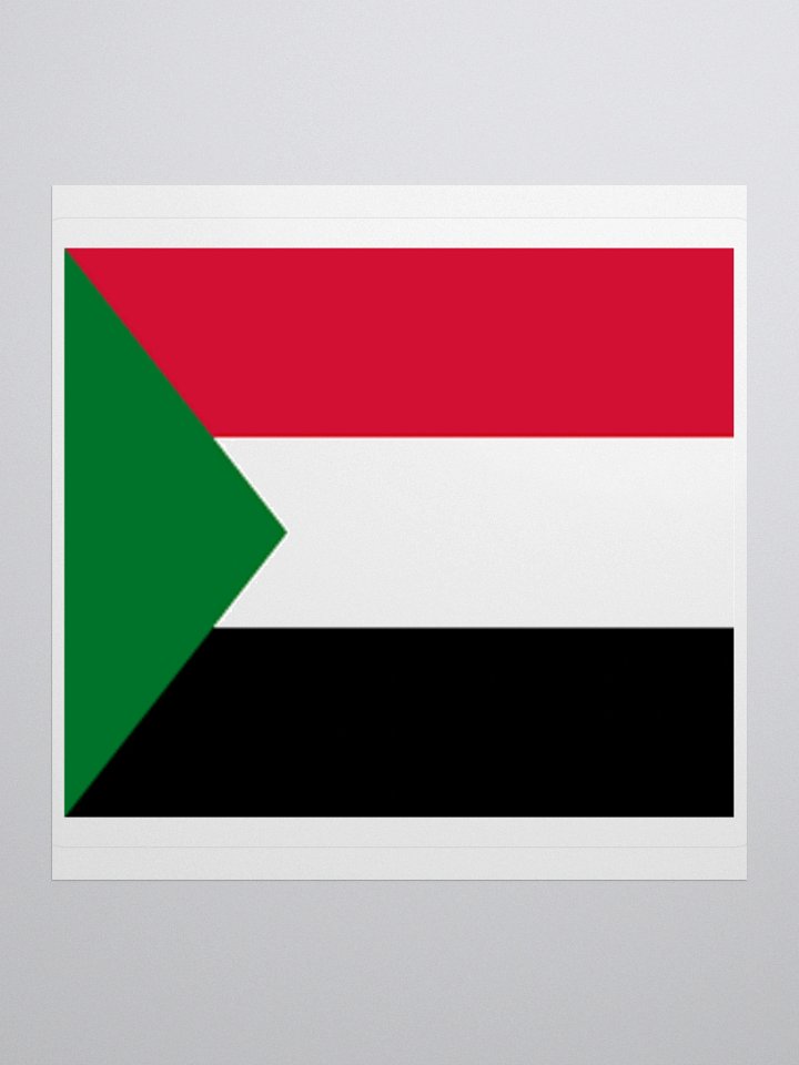 Exclusive Sudan Flag Kiss-Cut Stickers - High-Quality Vinyl, Multiple Sizes product image (3)