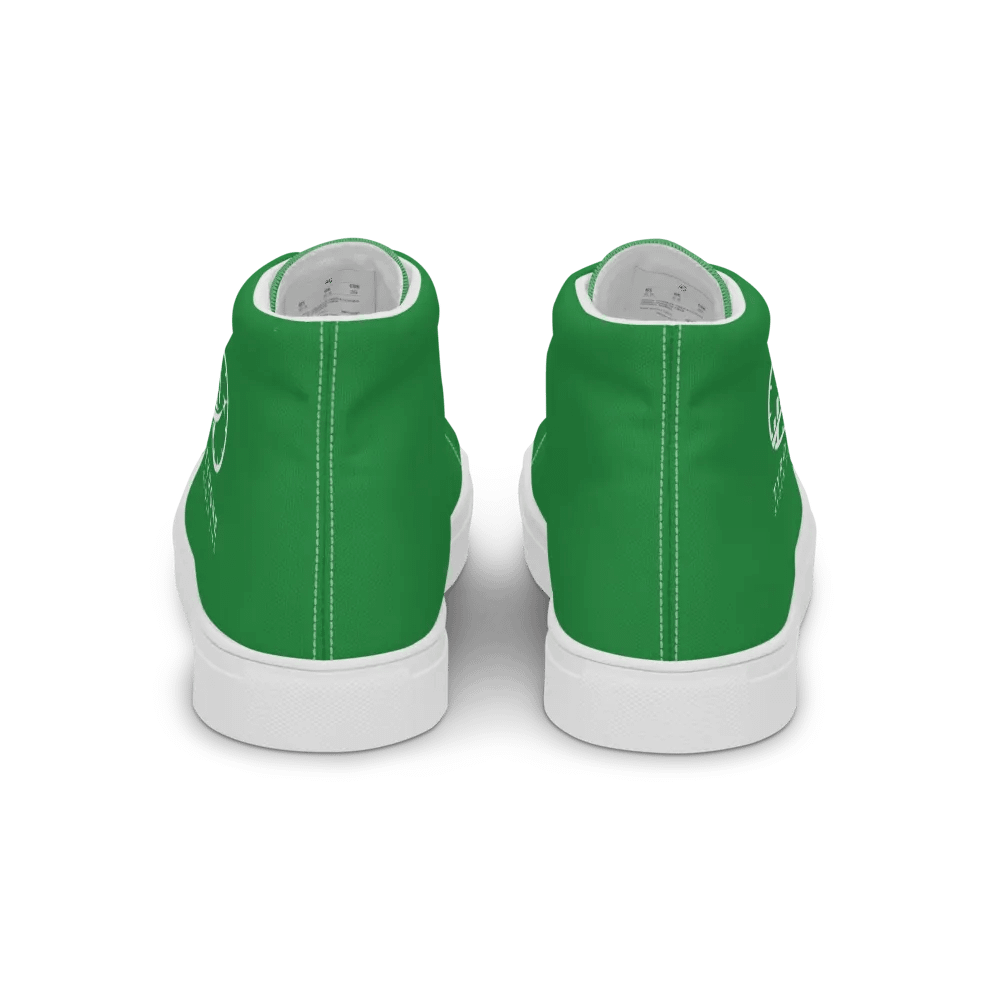 Green Classic White Logo Canvas High Tops product image (4)