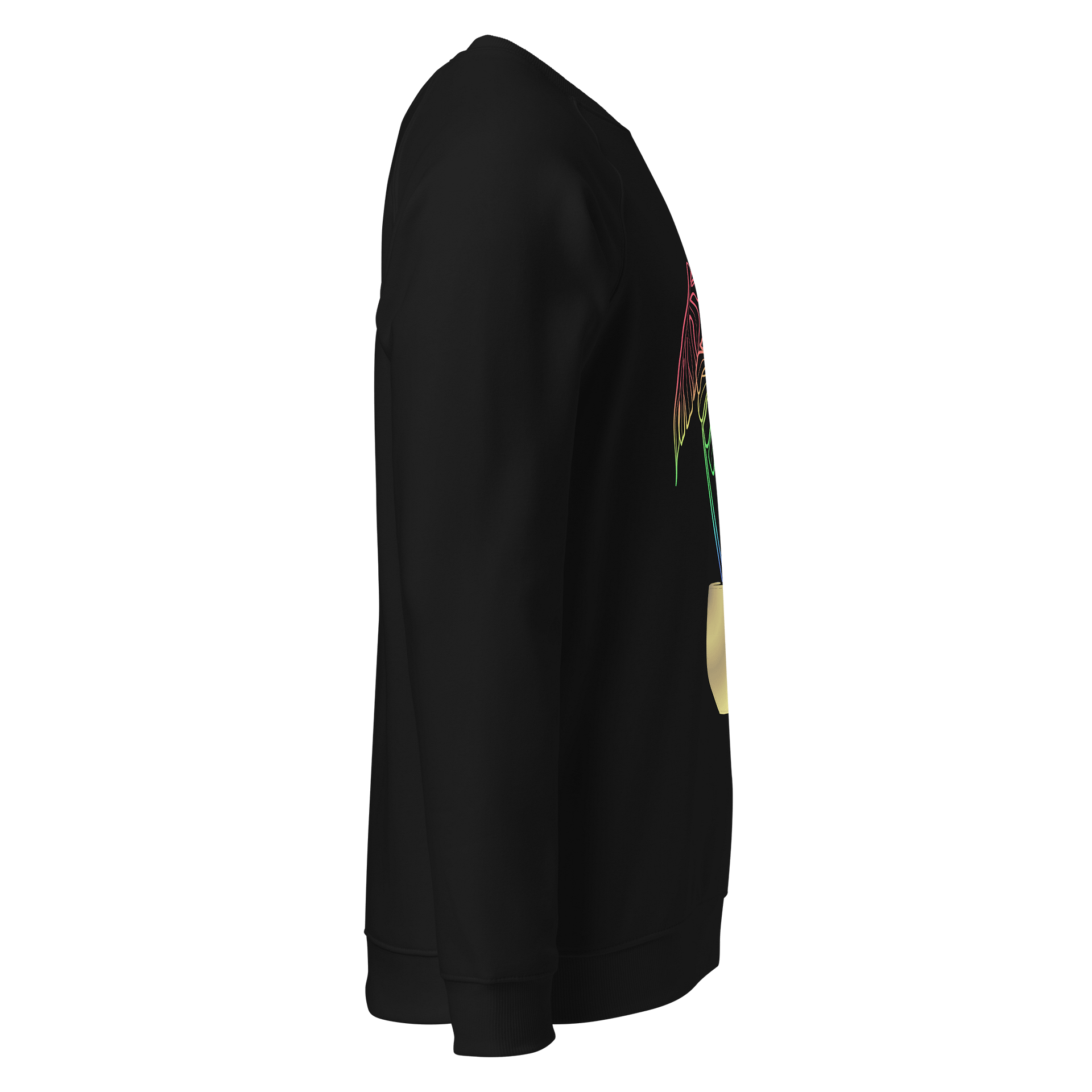 Rainbow Monstera long shirt product image (4)