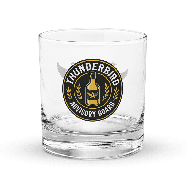 Thunderbird Advisory Rocks Glass product image (1)