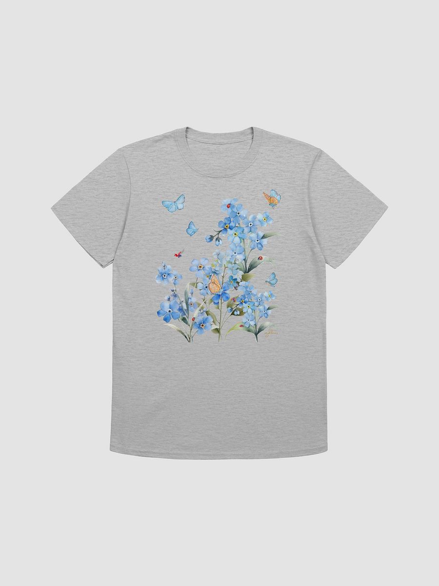Forget-Me-Not Whispers Unisex Tee | Soft, Relaxed Fit T-Shirt product image (1)