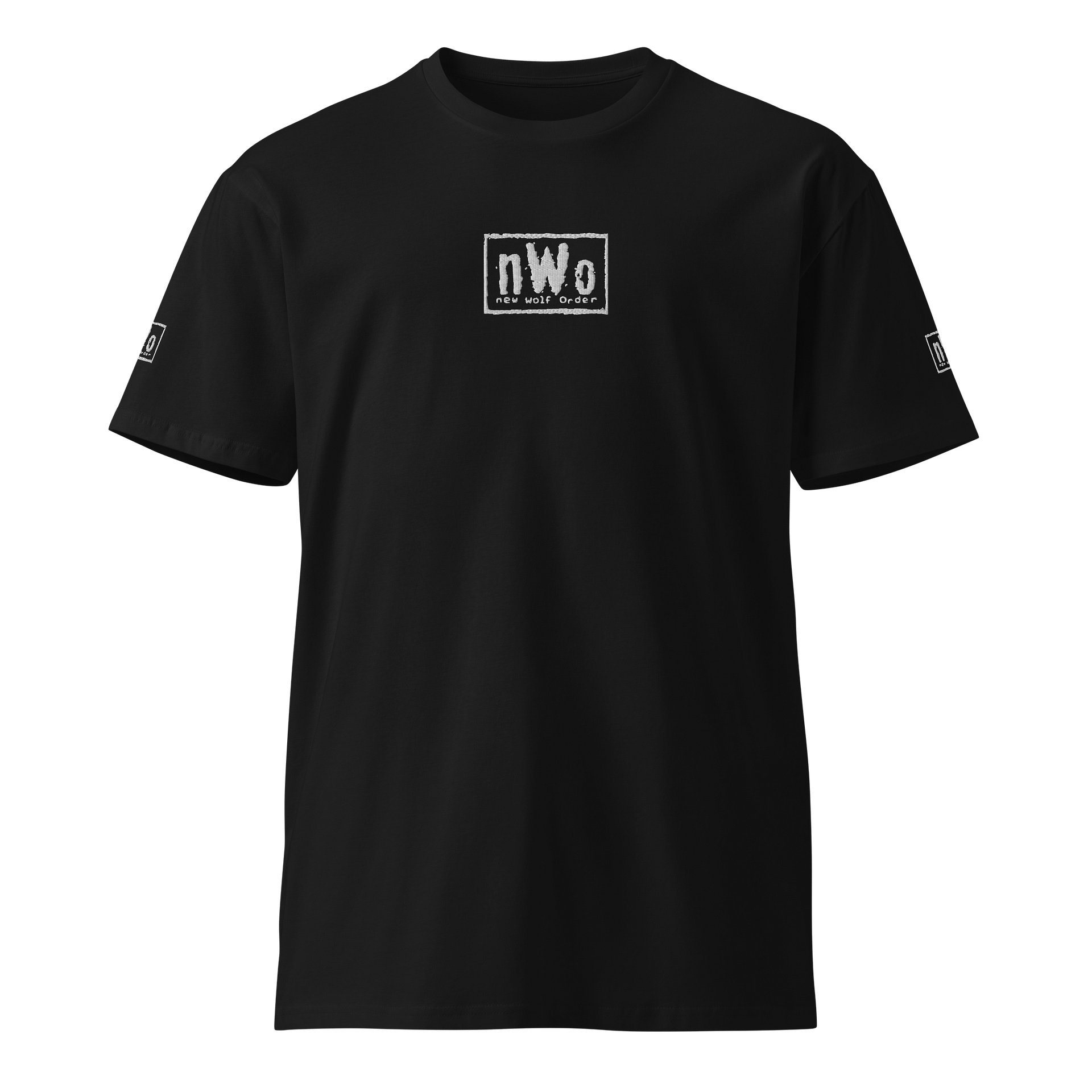 nWo Distressed Small Logo Men’s T-Shirt product image (1)