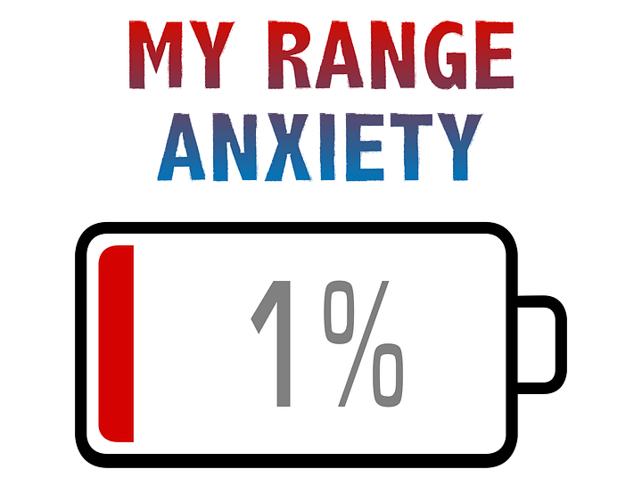 My Range Anxiety with Battery at 1% T-Shirt product image (2)