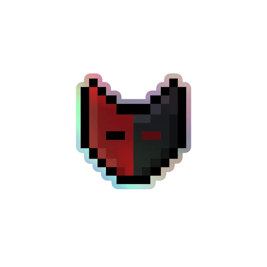 Pixel Art Sticker (Holographic) product image (1)