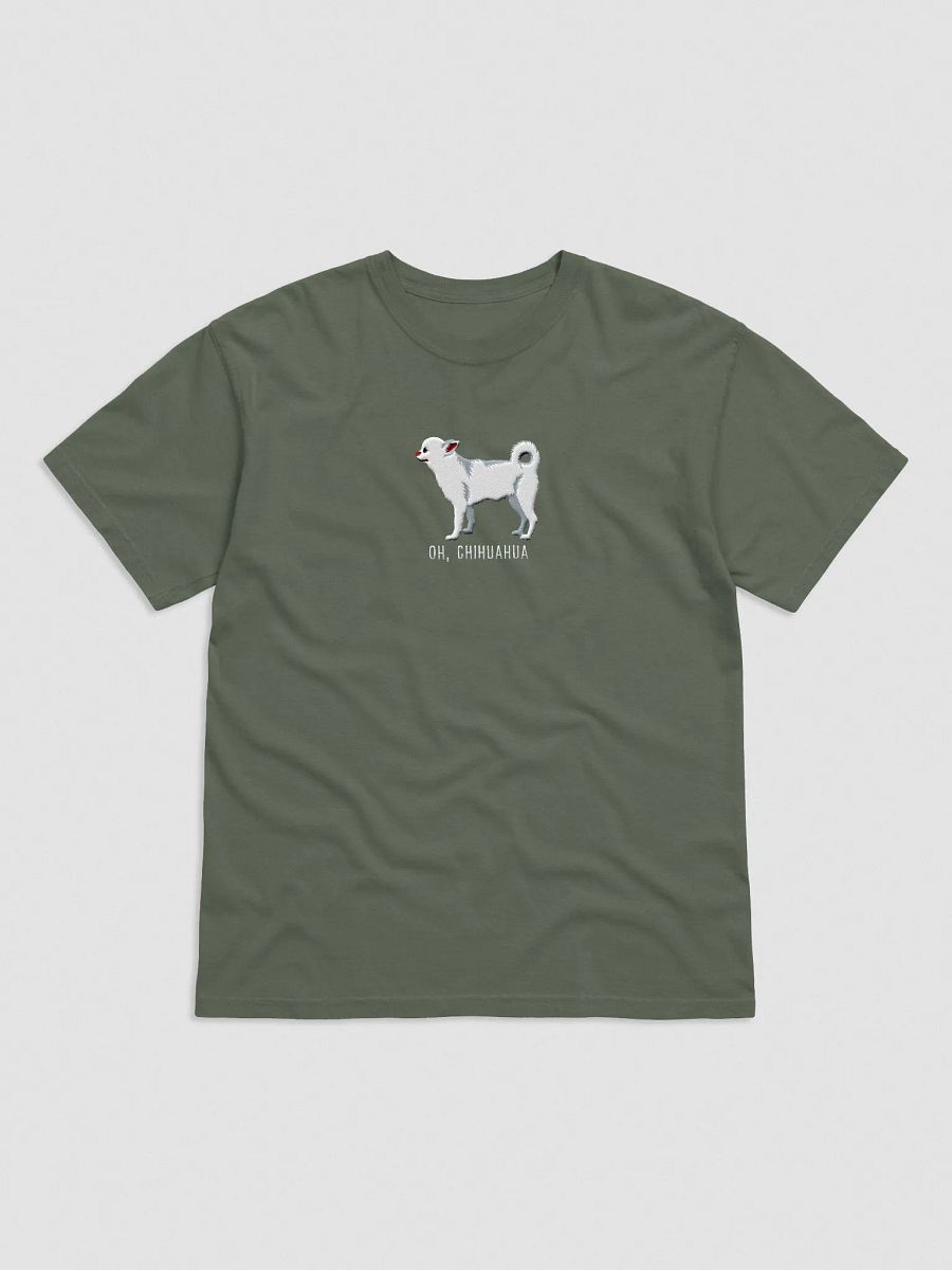 Oh, Chihuahua T-Shirt(Embroidered) of a Chihuahua(White) product image (25)