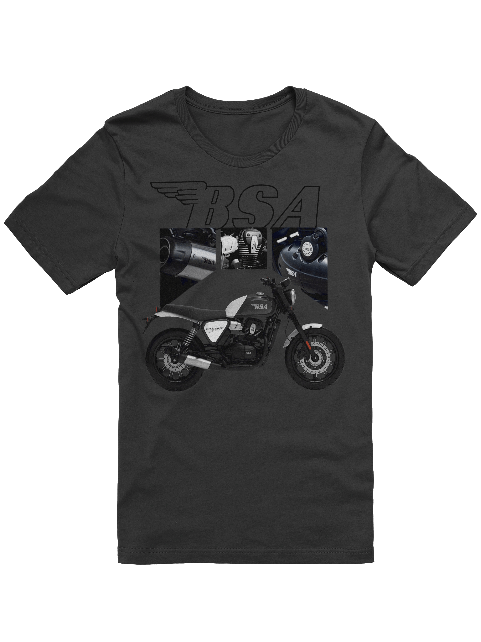 BSA Motorcycle Logo Vintage T-Shirt product image (1)