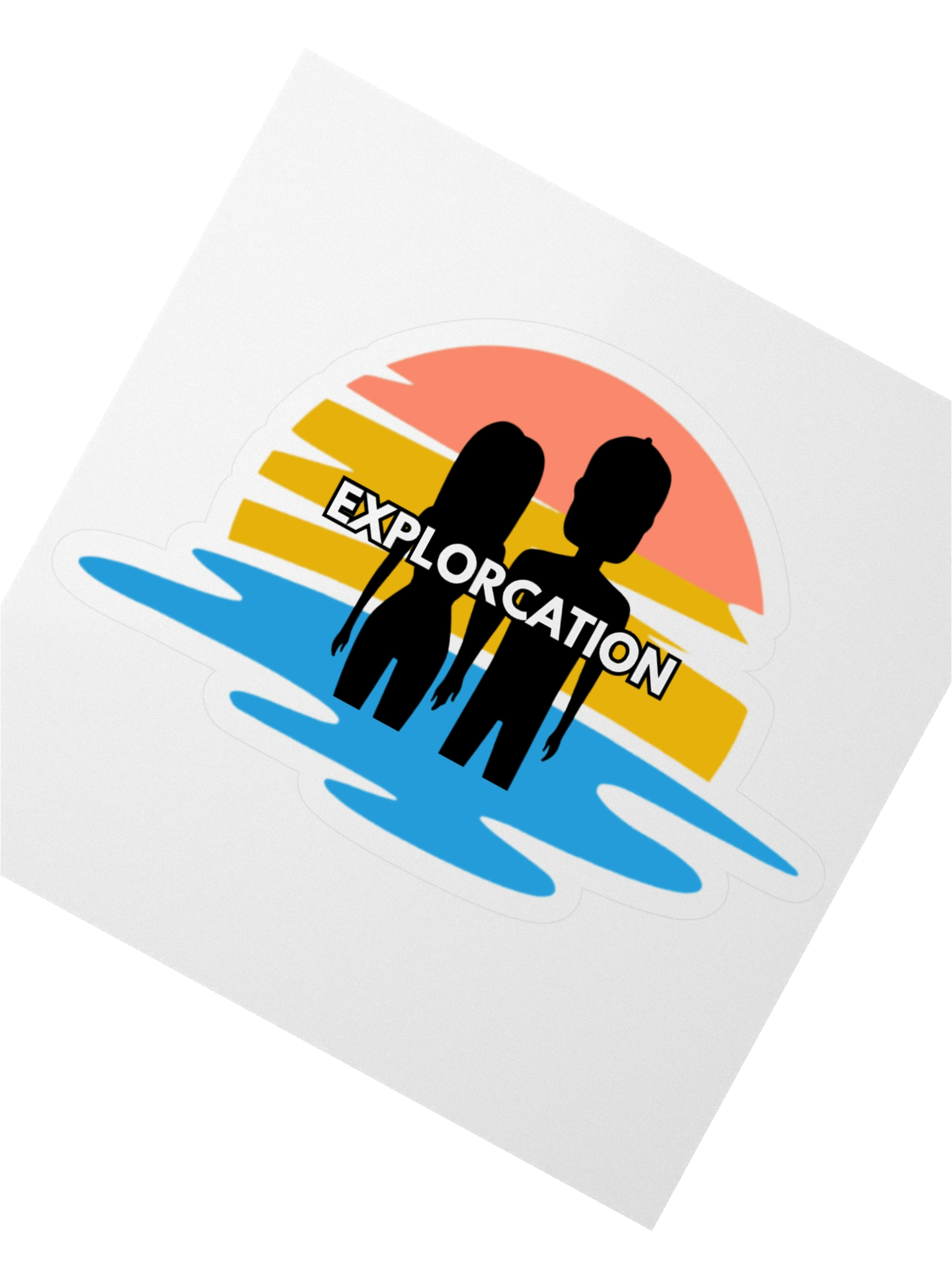 Retro Logo Sticker product image (2)