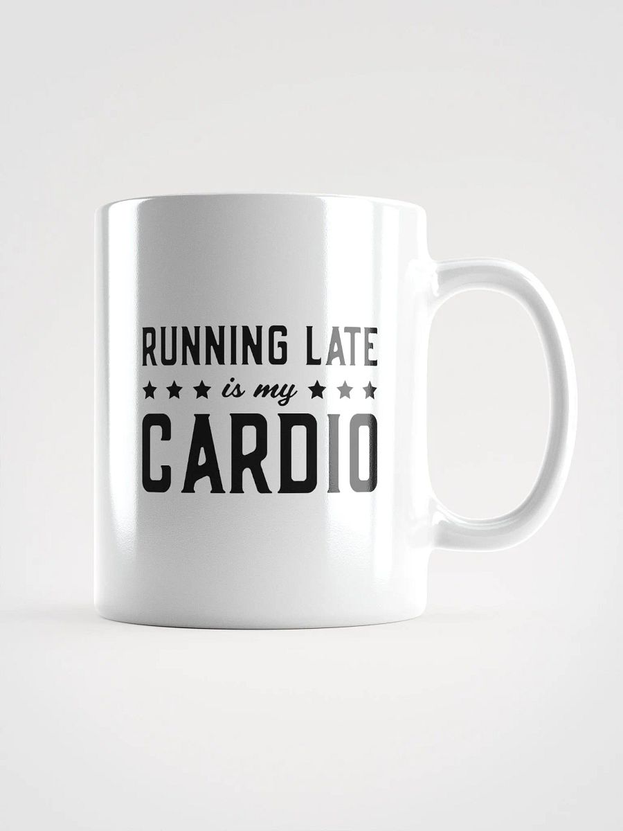 Running Late is My Cardio Funny Retro Student Mug product image (1)