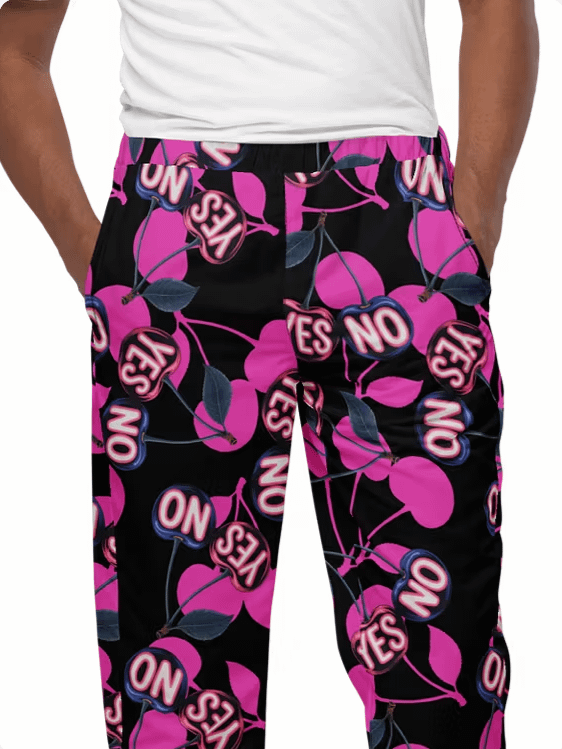 Pink cherries-Unisex Track Pants product image (1)