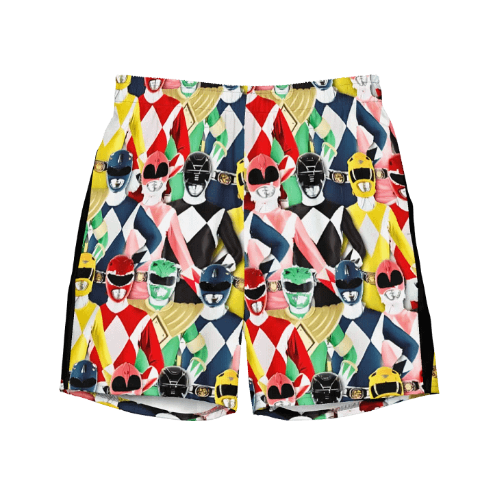 Retro Rangers All-Over Swim Trunks product image (2)