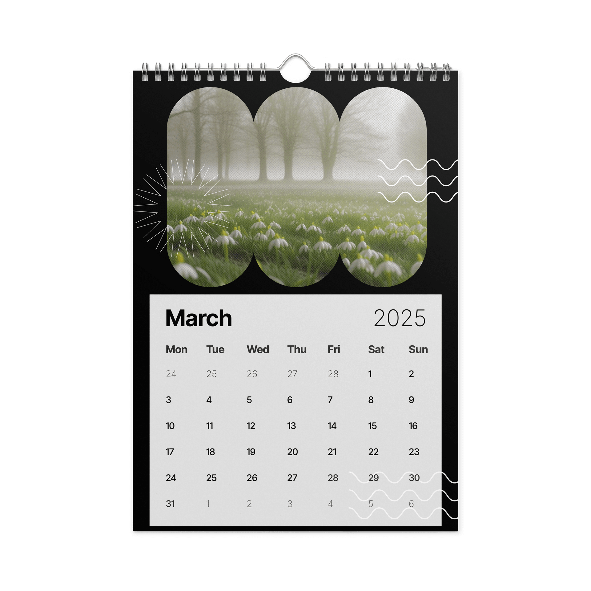 SEASONAL NATURE WALL CALENDAR 2026 product image (9)