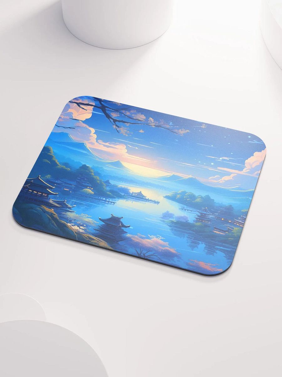 Azure Blossom Small Mouse Pad (7 x 9) product image (5)