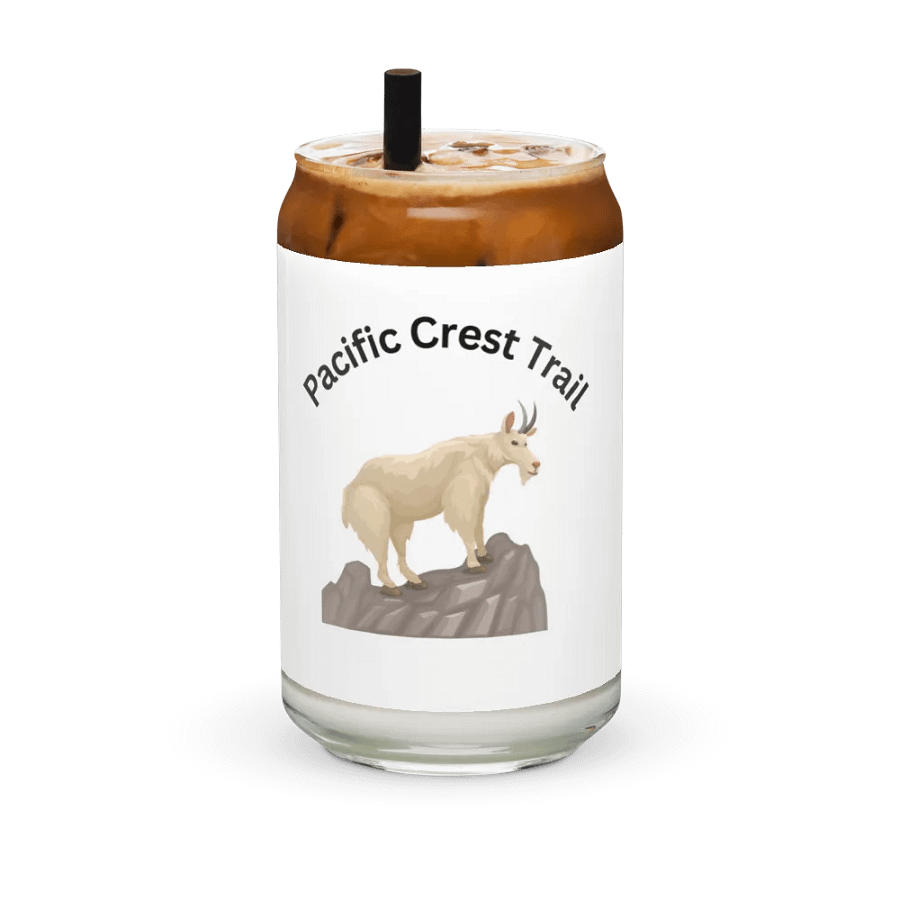 Pacific Crest Trail drinking glass (Mountain Goat) product image (36)
