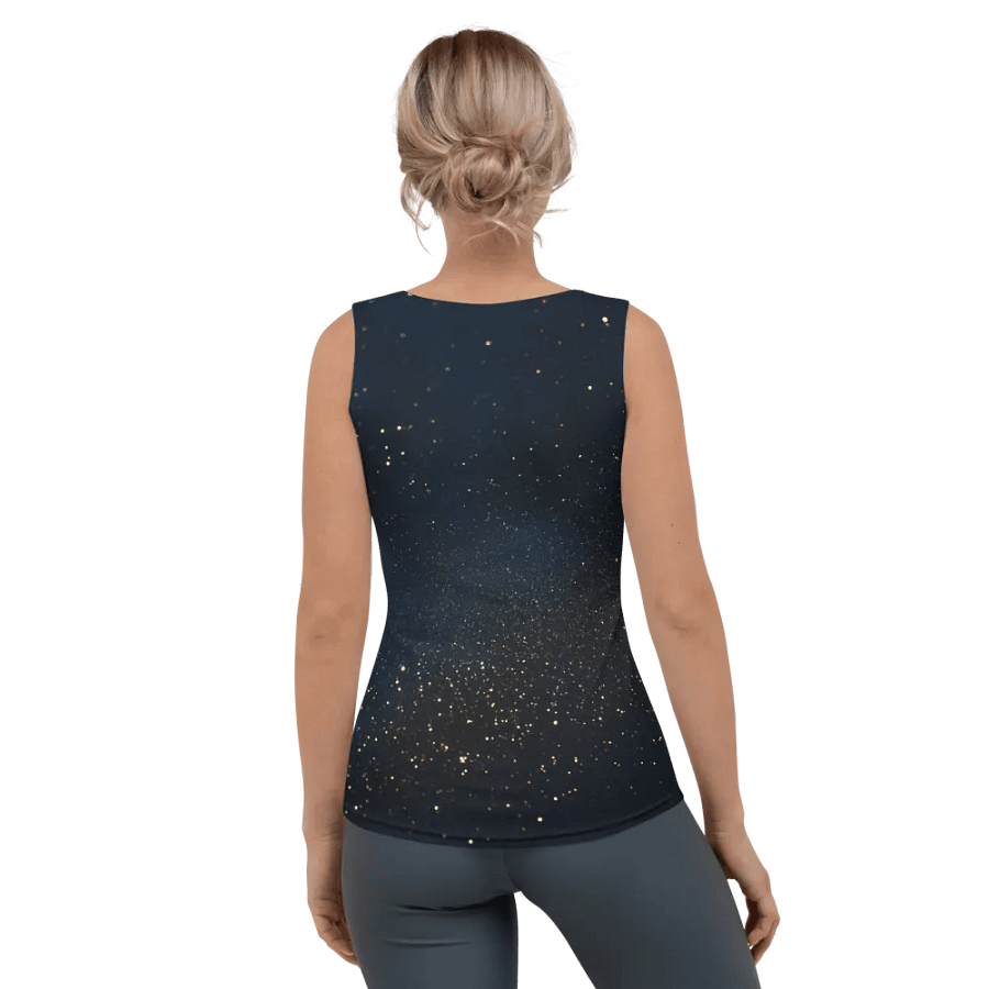 Starry Night Fitted Tank Top product image (7)