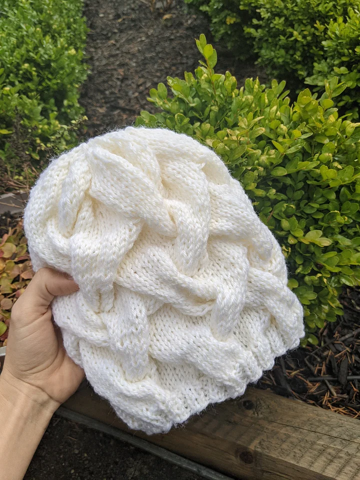Selene Cable Knit Hat Pattern product image (1)