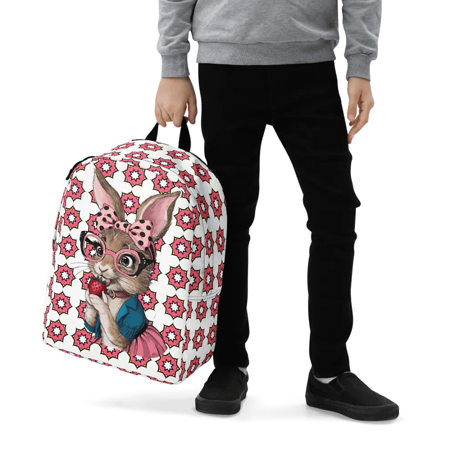 Whimsical Bunny Dreams All-Over Backpack product image (7)