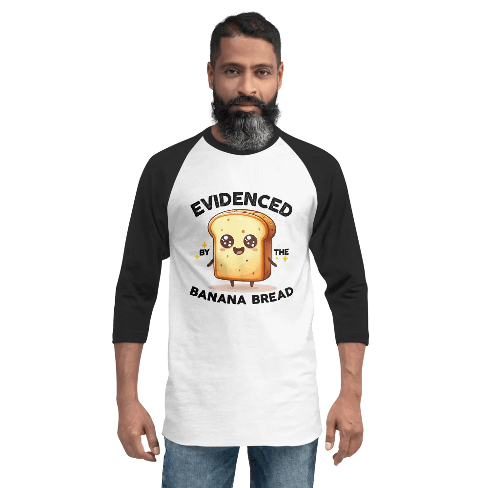 Evidenced by the Banana Bread | Baseball Tee product image (6)