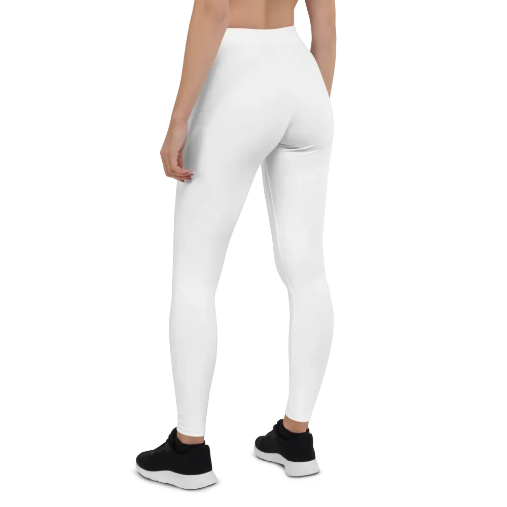 All-Over Print Leggings – Three Hearts (Miami Pink) product image (2)