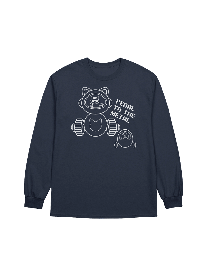 Goromi the Cat in Wig (Inefficient Vehicle Race) - Unisex Adult Long Sleeve T-shirt product image (1)