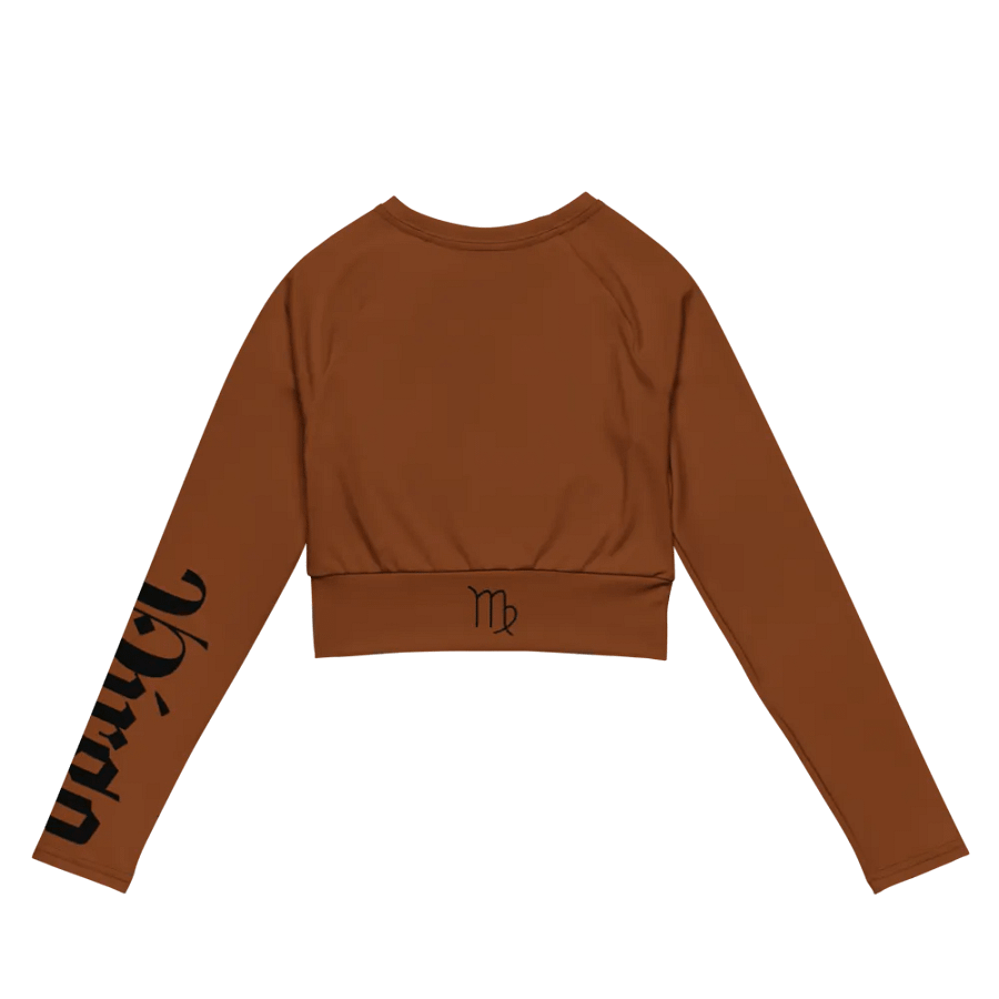 Eco-Chic Virgo All-Over Long Sleeve Crop Top product image (7)