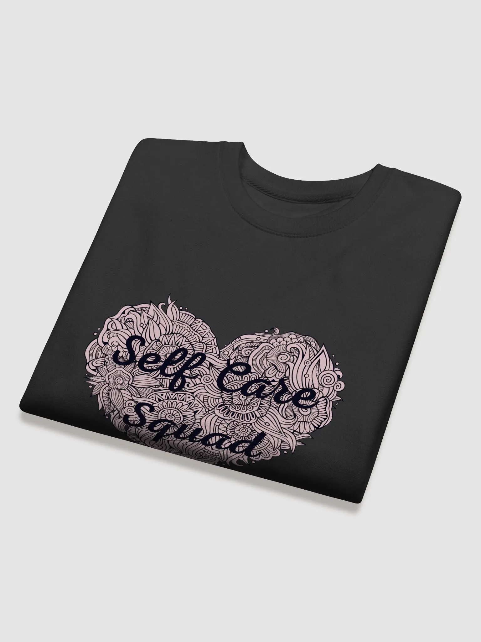 Self Care Squad Heart Premium Sweatshirt product image (4)