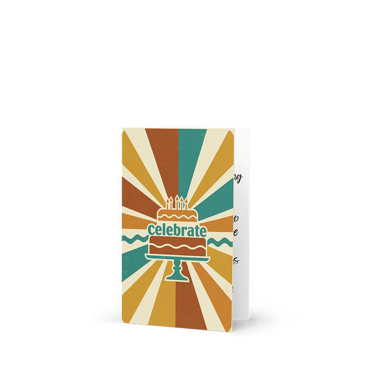 Birthday card - General tone product image (1)