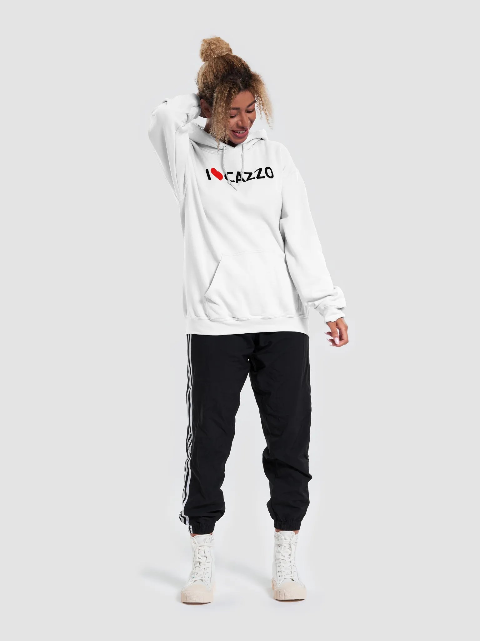 I ♥️ cazzo hoodie light product image (23)
