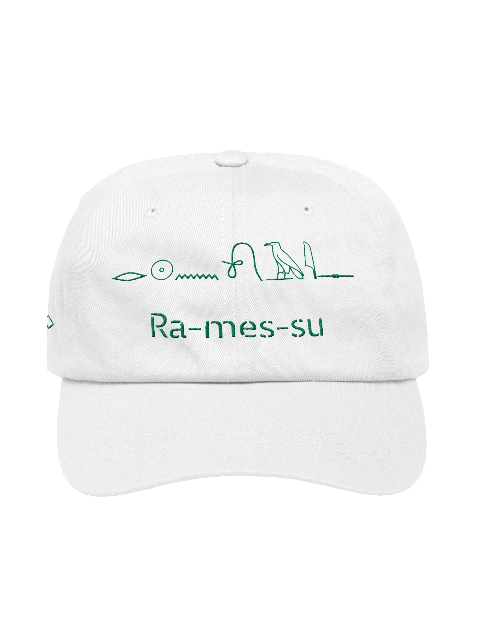 Ramses II Hieroglyphic Cap - White | Learn Ancient Egyptian Alphabet product image (5)
