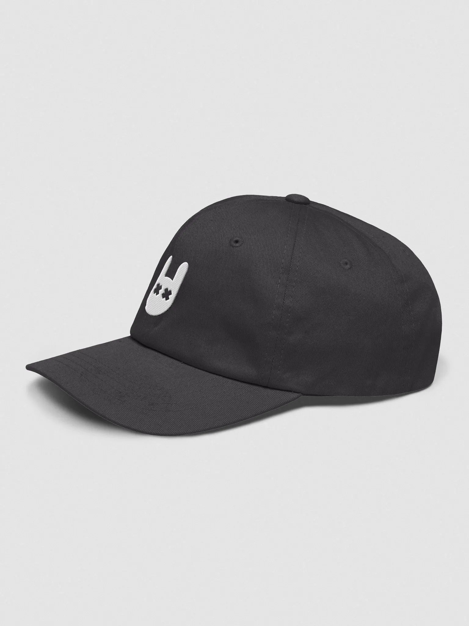 White Undead Bun Logo Classic Dad Hat product image (19)