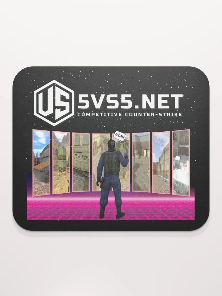 5vs5.net™ Get Rekt Classic Gaming Mouse Pad (8.7″ × 7.1″ × 0.12″) product image (2)